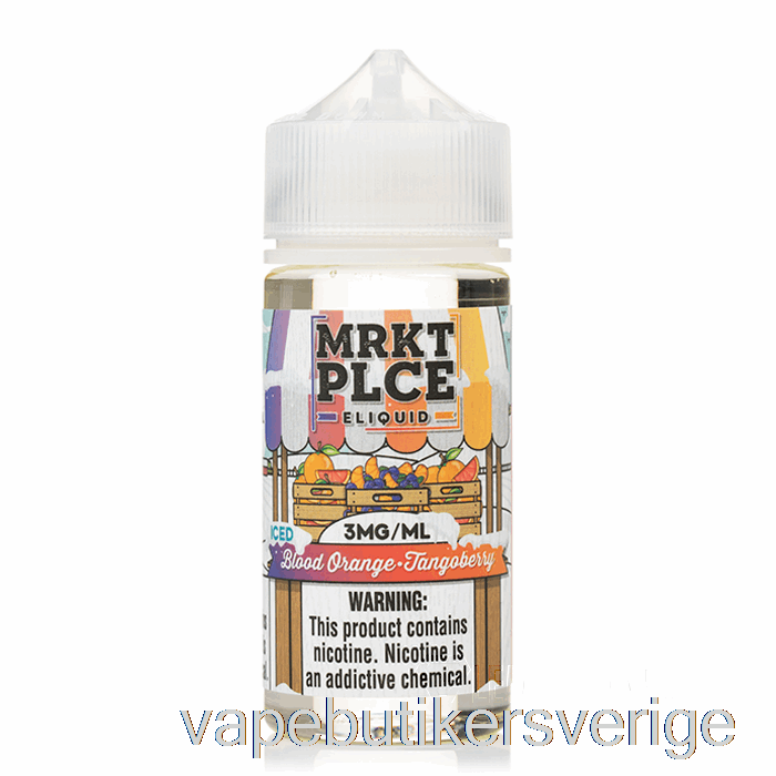 Vape Sverige Isblod Apelsin Tangoberry - Mrkt Plce - 100ml 3mg